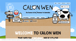 Desktop Screenshot of calonwen-cymru.com